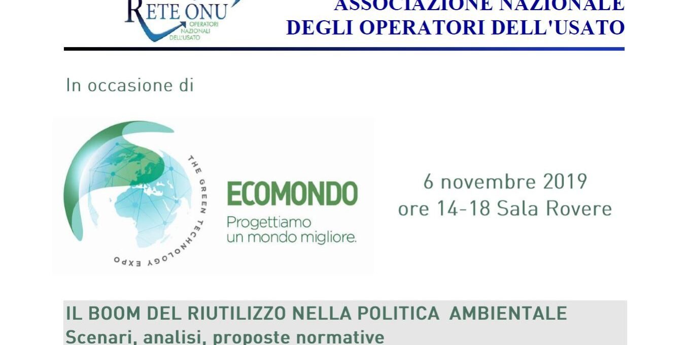 Il boom del riutilizzo 6.11.19
