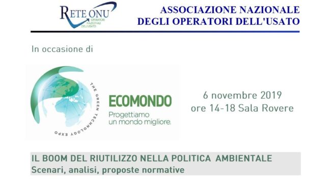 Il boom del riutilizzo 6.11.19